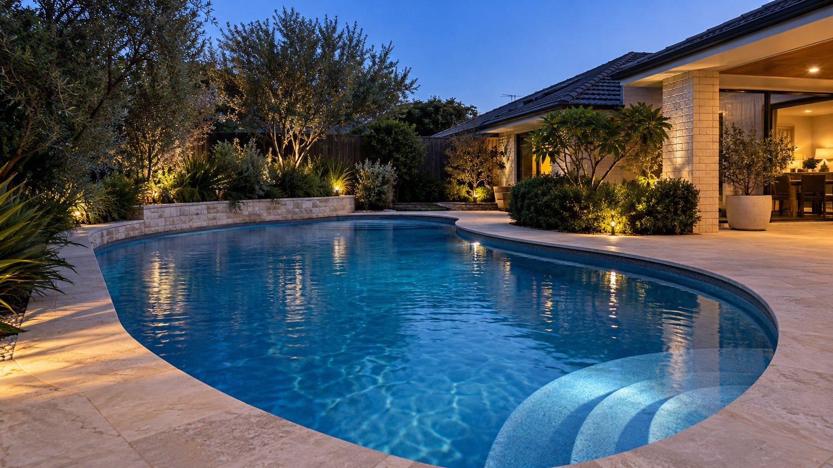 Representative repaired and renovated swimming pool in Perth